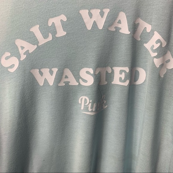 VS PINK Salt Water Wasted Crop Tank Top - Picture 2 of 4